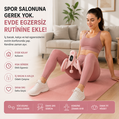 Velfit - Akıllı Sayaçlı İç Bacak, Kalça ve Kol Sıkılaştırma Aleti